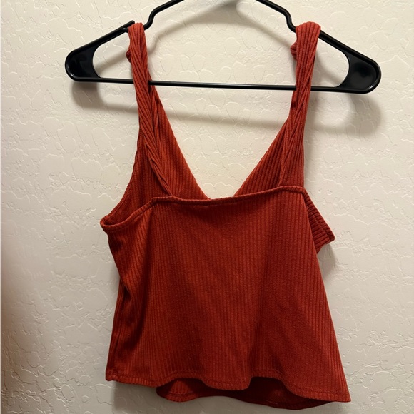 Miss Me Rust Ribbed Camisole - Picture 4 of 4